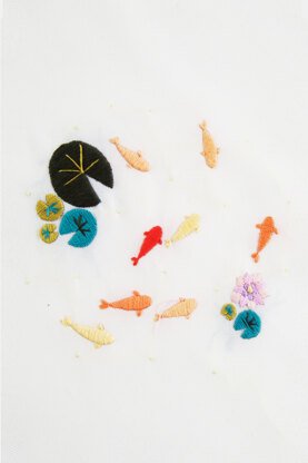 Koi Pond in DMC – PAT0078 – Downloadable PDF