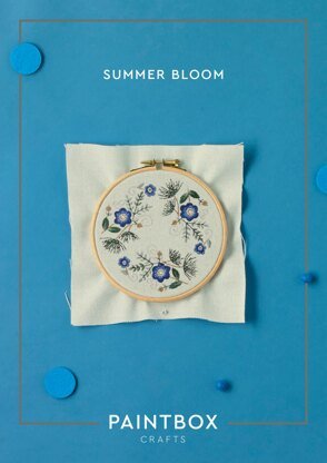 Paintbox Crafts Summer Bloom Embroidery Pattern