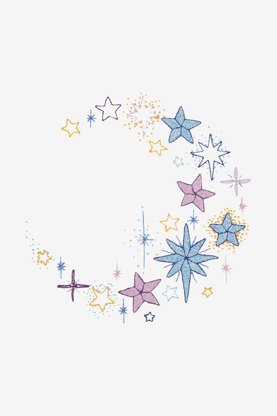 Shining Star in DMC – PAT0848 – Downloadable PDF